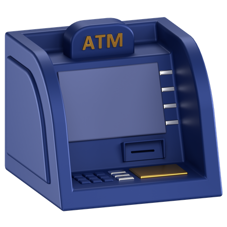 Atm Machine  3D Icon