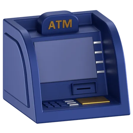 Atm Machine  3D Icon