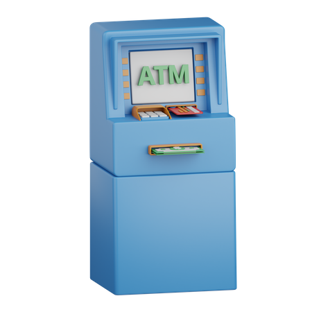 Atm Machine  3D Icon