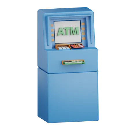 Atm Machine  3D Icon