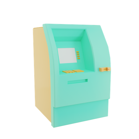 Atm Machine  3D Icon