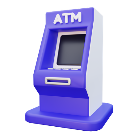 Atm Machine  3D Icon