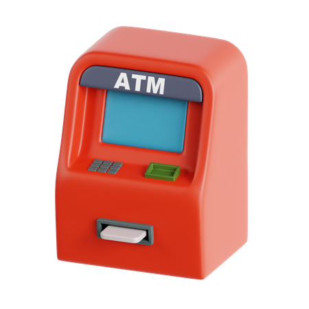 Atm Machine  3D Icon