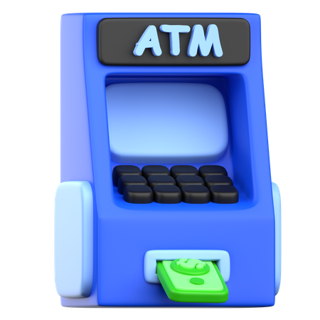 Atm Machine  3D Icon