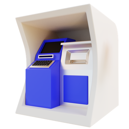 Atm Machine  3D Icon