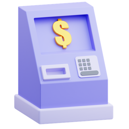 ATM Machine  3D Icon