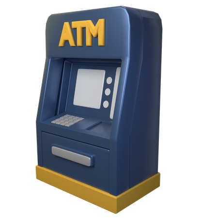 Atm Machine  3D Icon