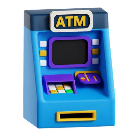 Atm Machine  3D Icon
