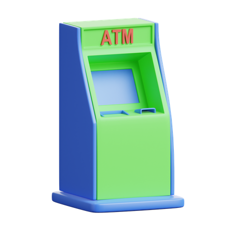 Atm Machine  3D Icon
