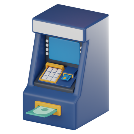 Atm Machine  3D Icon