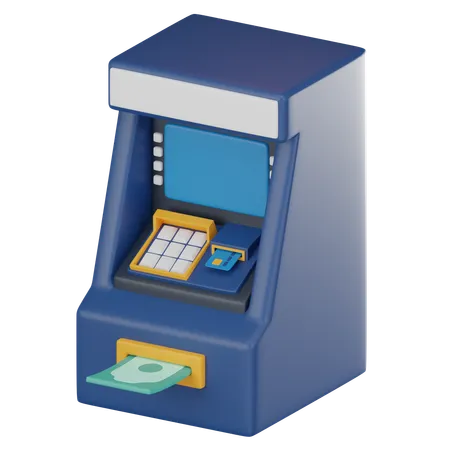 Atm Machine  3D Icon