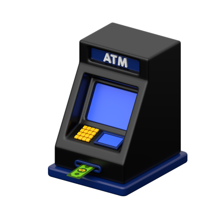 Atm Machine  3D Icon