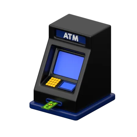 Atm Machine  3D Icon