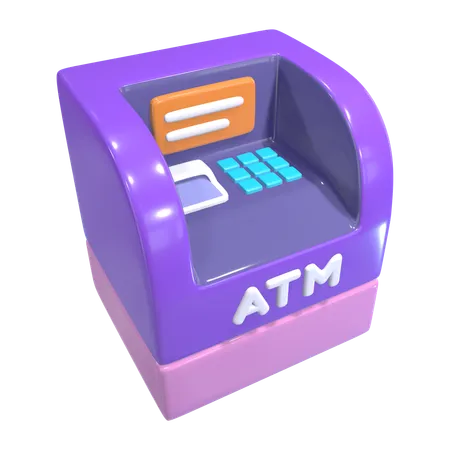 Atm Machine  3D Icon