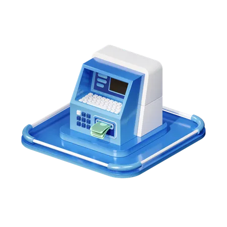 Atm Machine  3D Icon