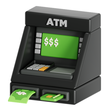 ATM machine  3D Icon