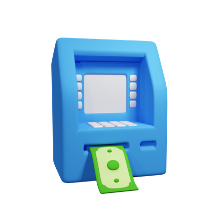 Atm Machine  3D Icon