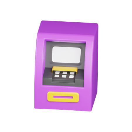 Atm Machine  3D Icon