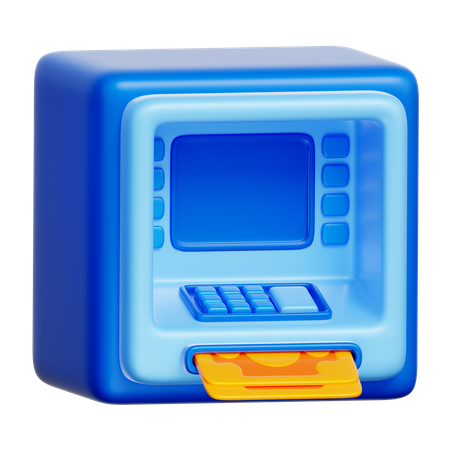 ATM machine  3D Icon