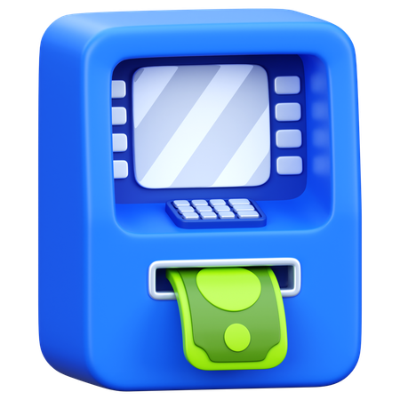 ATM machine 3D Icon