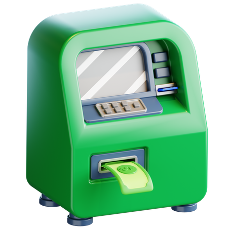 Atm Machine 3D Icon