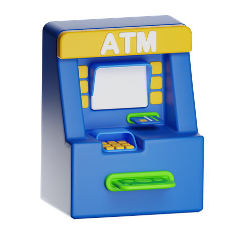 Atm Machine  3D Icon