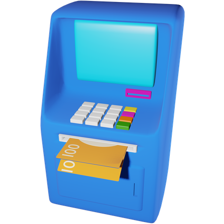 Atm Machine  3D Icon