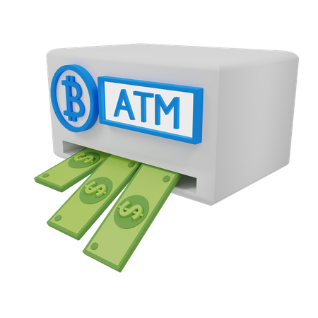Atm Machine  3D Icon