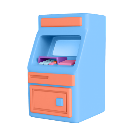 Atm Machine  3D Icon
