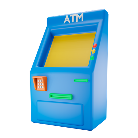 Atm Machine  3D Icon