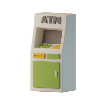 Atm Machine  3D Icon