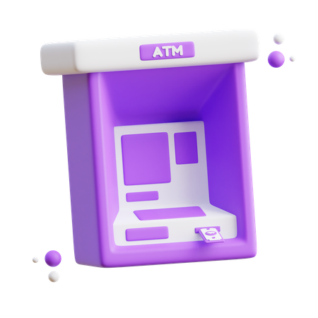 Atm Machine  3D Icon