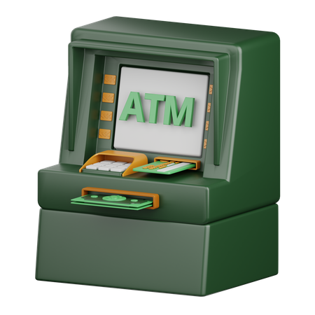 Atm Machine  3D Icon