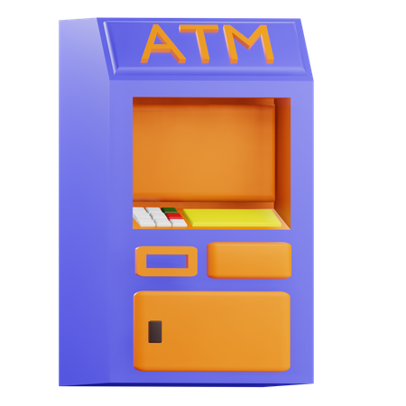 Atm Machine  3D Icon