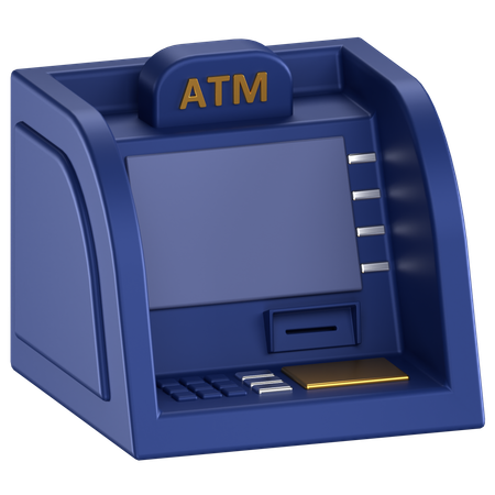 Atm Machine  3D Icon