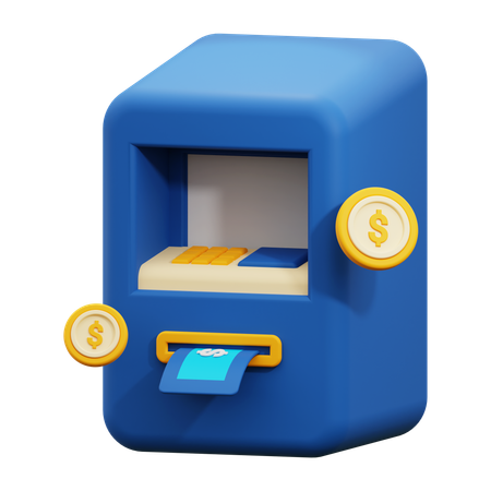 Atm Machine  3D Icon