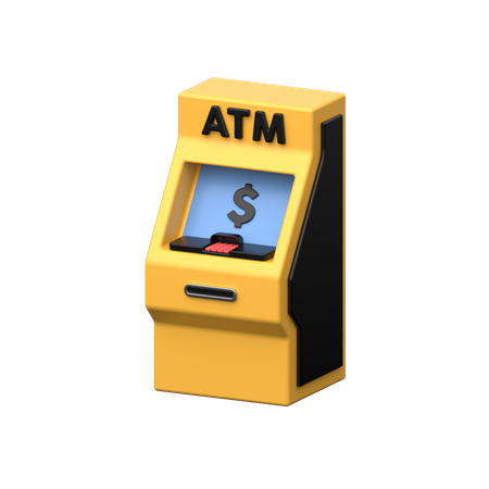 ATM Machine  3D Icon