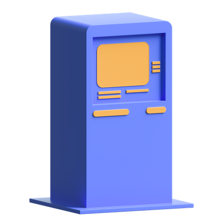 Atm Machine  3D Illustration