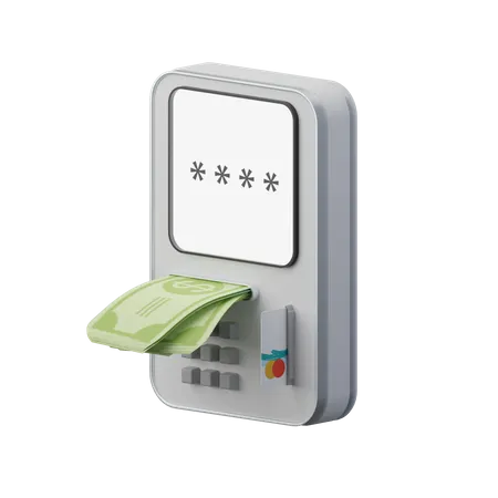 Atm Machine  3D Illustration