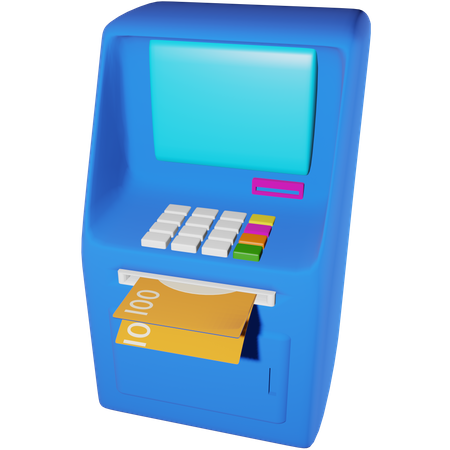 Atm Machine  3D Illustration