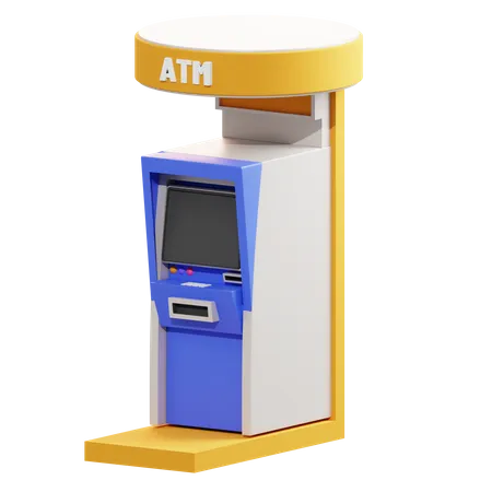 Atm Machine  3D Illustration