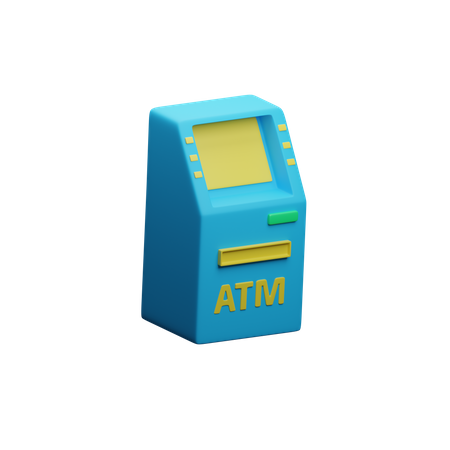 Atm Machine  3D Illustration