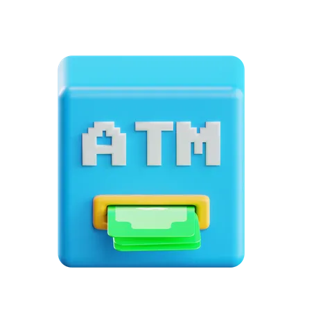 Atm Machine  3D Illustration