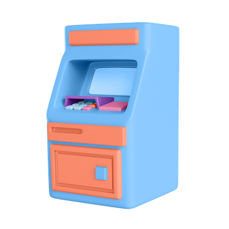 Atm Machine  3D Illustration