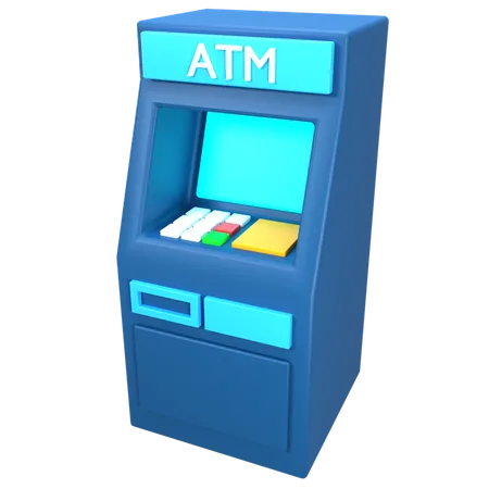 Atm Machine  3D Illustration