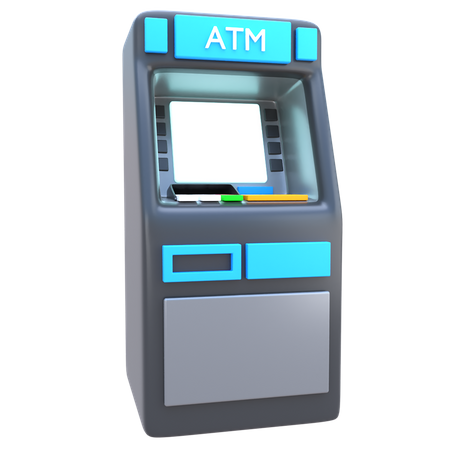 Atm Machine  3D Illustration