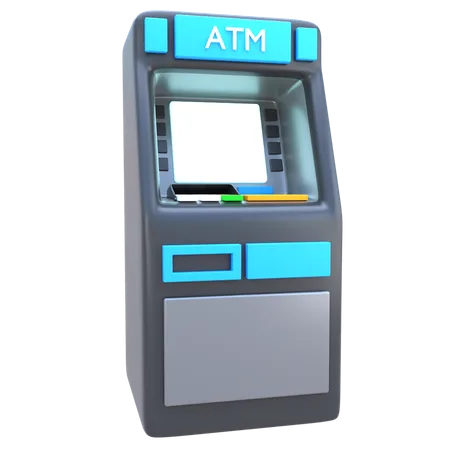 Atm Machine  3D Illustration