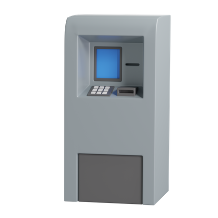 ATM Machine  3D Illustration