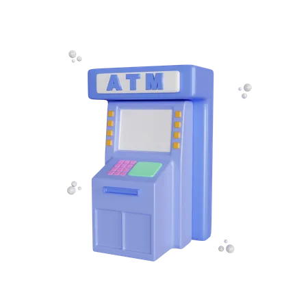 3 D Rendering Atm Machine Isolated Object 3D Illustration