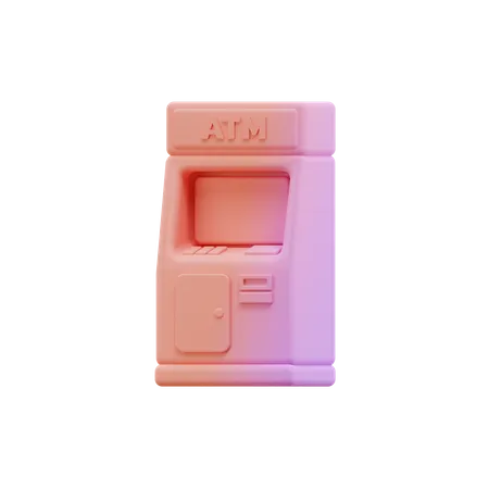 ATM Machine  3D Illustration